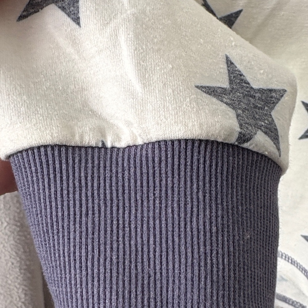 NWT HEM & THREAD Star Patterned Hoodie - Picture 3 of 6